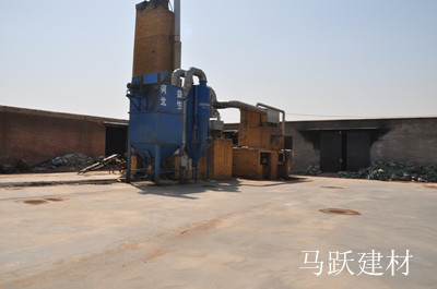 馬躍建材清明節假日期間開展工廠地面硬化，工廠綠化工作